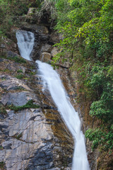 Nature waterfall in deep forest