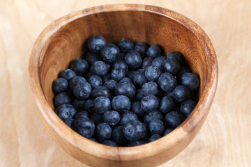 Blueberries in bowl