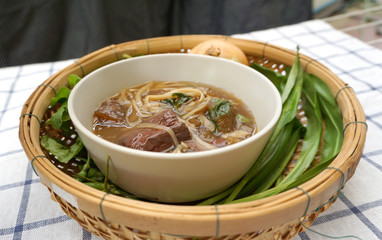 Homemade fish maw soup