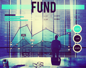 Fund Funding Financial Cash Statistics Concept
