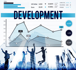 Development Improvement Success Growth Goals Concept