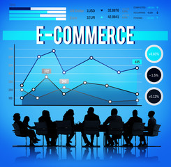 E-commerce Online Technology Marketing Business Concept