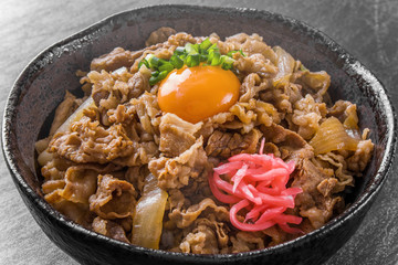 牛丼　日本食　 Beef bowl Japanese food