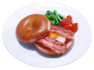 ベーグルサンド