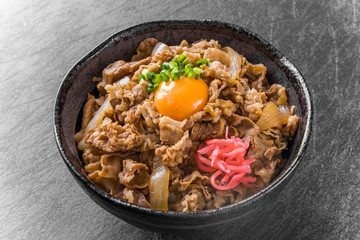 牛丼　日本食　 Beef bowl Japanese food