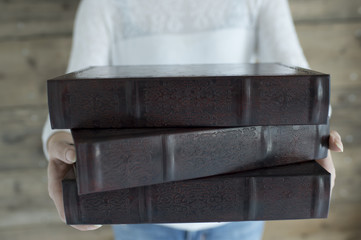 Women have a picture book