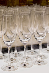 empty wine glasses