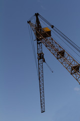 building crane against the sky