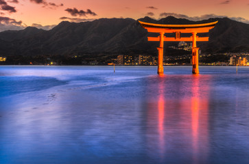 Miyajima Torii gate, Japan.