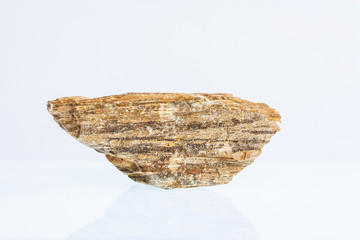 brown stone on a white background,isolate