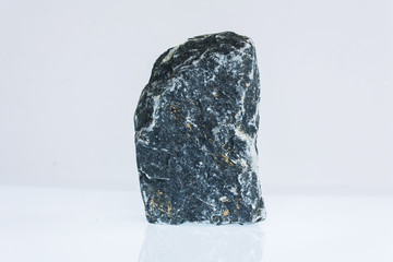 gray stone on a white background,isolate