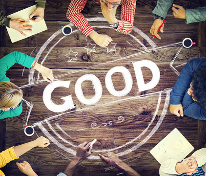 Good Excellent Success Positive Thinking Concept