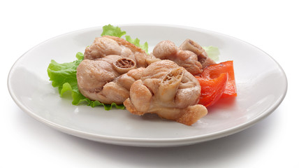 Stake of turkey's drumstick