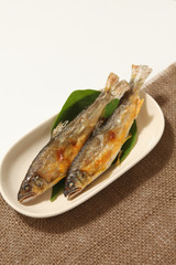 鮎塩焼き