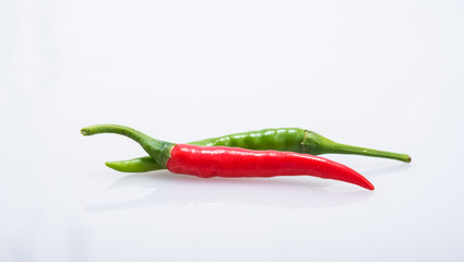 chili pepper isolated on a white background