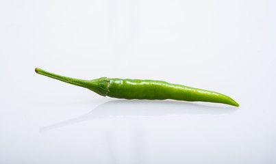 chili pepper isolated on a white background
