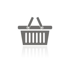 Icono cesta de la compra FB reflejo