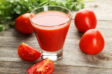 Glass of cucumber juice 