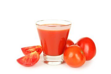 Glass of cucumber juice 