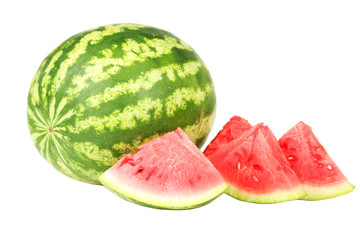 Watermelon isolated on white