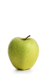 Green apple isolated on white