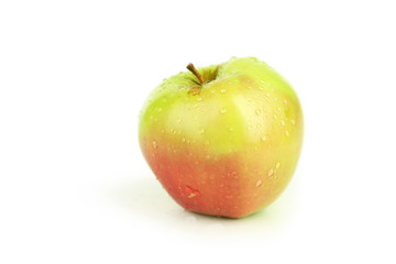 Beautiful apple isolated on white
