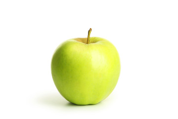 Green apple isolated on white