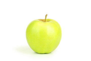Green apple isolated on white