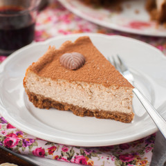 A Slice of Spiced Coffee Cheesecake