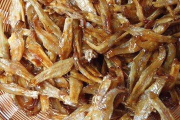 Small fire fish ready for meal
