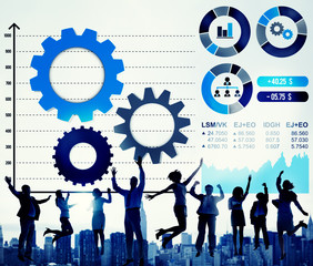 Teamwork Collaboration Strategy Business Marketing Concept