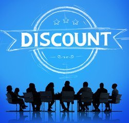 Discount Marketing Business Strategy Growth Promotion Concept
