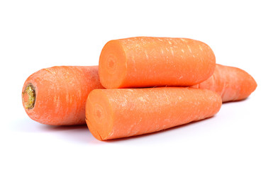 carrot on white background
