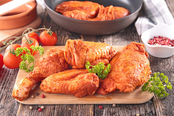paprika chicken on board