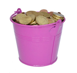 Eimer mit Geld