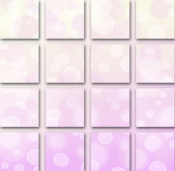  background with a square pattern and lights, bokeh