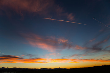 Sonnenuntergang Berge