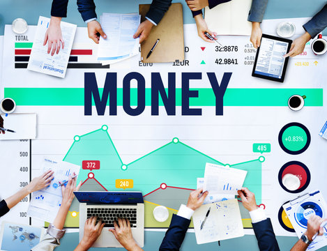 Money Finance Currency Economic Accounting Concept