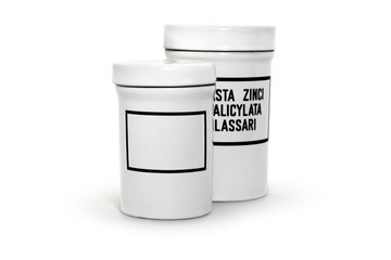 Банки аптечные керамические