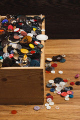 Multicolored buttons