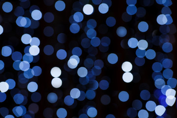 Abstract circular bokeh background of light