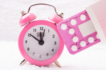 alarm clock and contraceptive pills