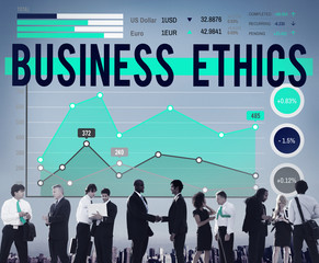 Business Ethnics Analysis Awareness Corporate Concept