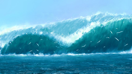 wave art