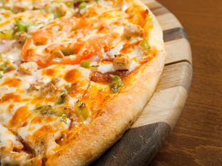 Tasty Italian pizza.Neapolitan