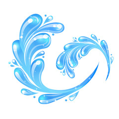 Illustration of Sea Waves