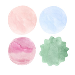 four geometric shapes circle