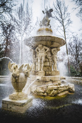 classical sources of water in the royal gardens of Aranjuez, Spa