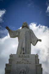 Fototapeta premium Cerro de los Angeles is located in the municipality of Getafe, M
