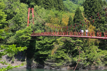 わがたに吊り橋
